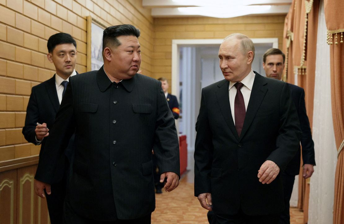 Kim Jong Un Vladimir Putin Korea Glossy Poster Picture Photo Print Banner Booma Prints