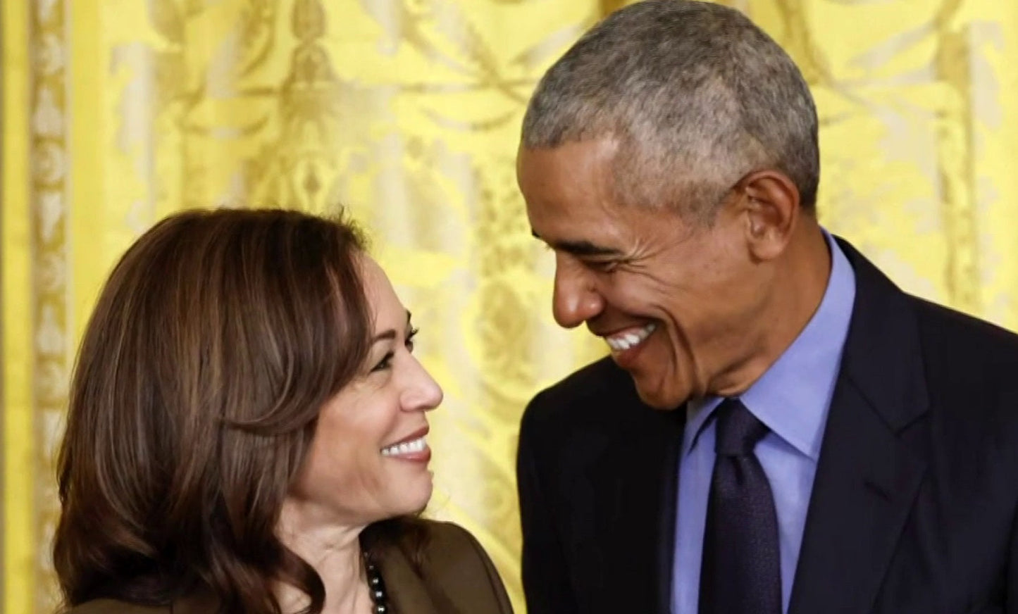 Kamala Harris Barack Obama Dem Glossy Poster Picture Photo Print Banner Booma Prints