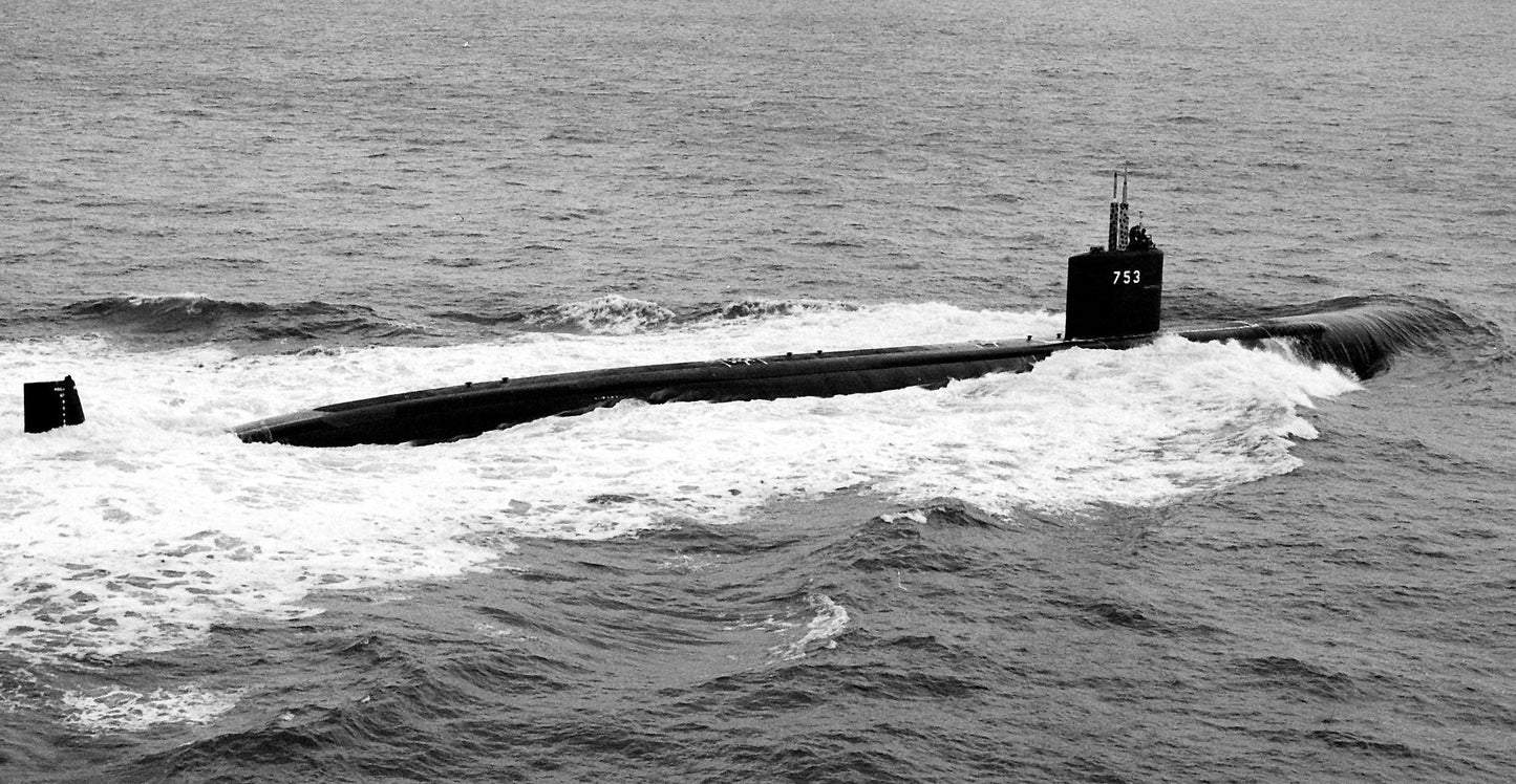 Uss Albany Ssn-753 Submarine Glossy Poster Picture Photo Print Banner Booma Prints