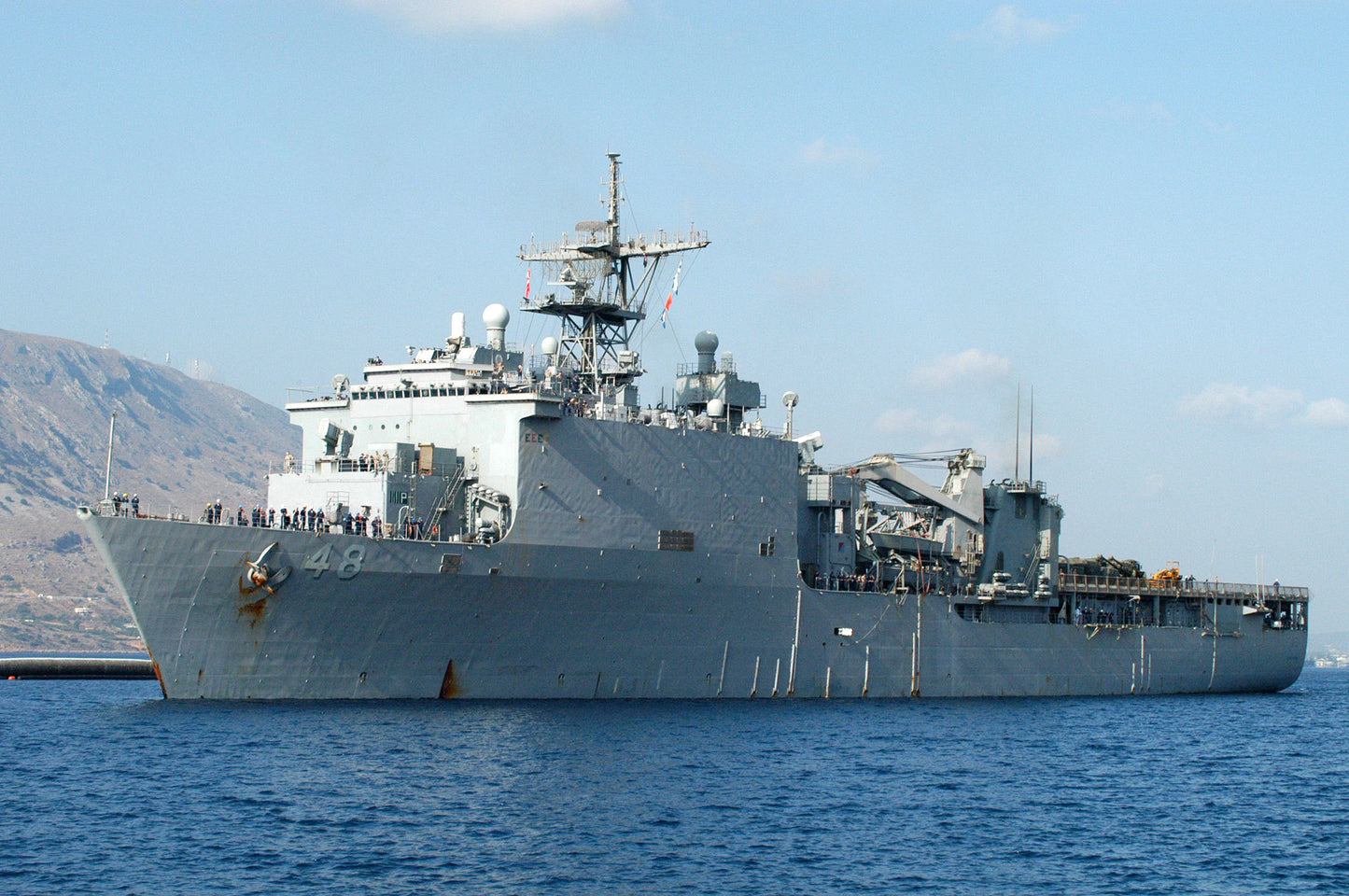 Uss Ashland Lsd-48 Whidbey Island Glossy Poster Picture Photo Print Banner Booma Prints