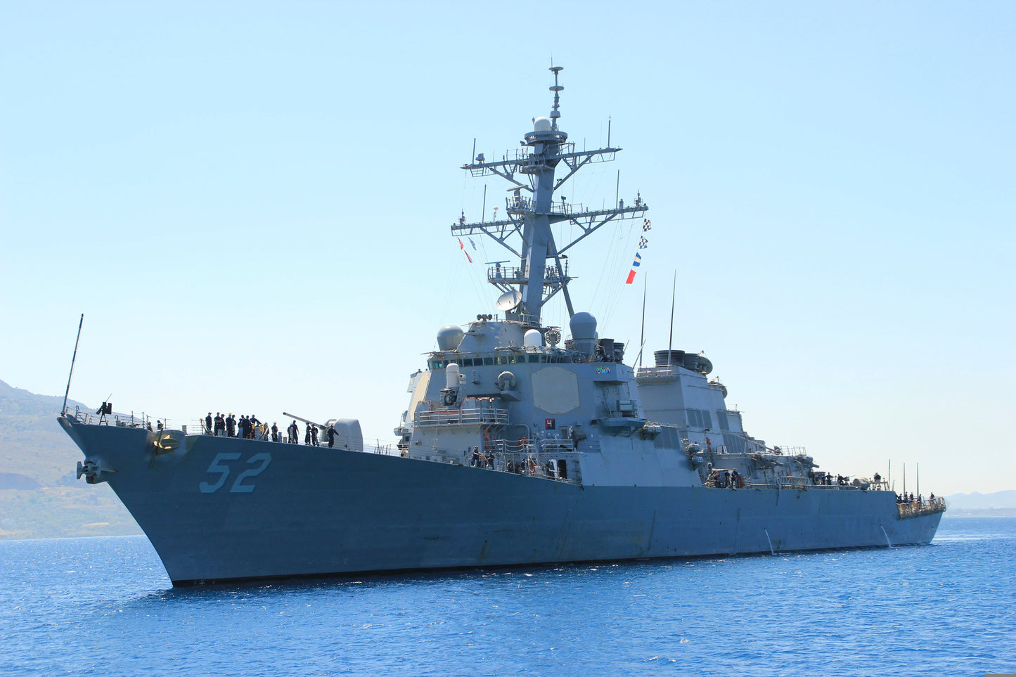 Uss Barry Ddg-52 Arleigh Burke Glossy Poster Picture Photo Print Banner Booma Prints