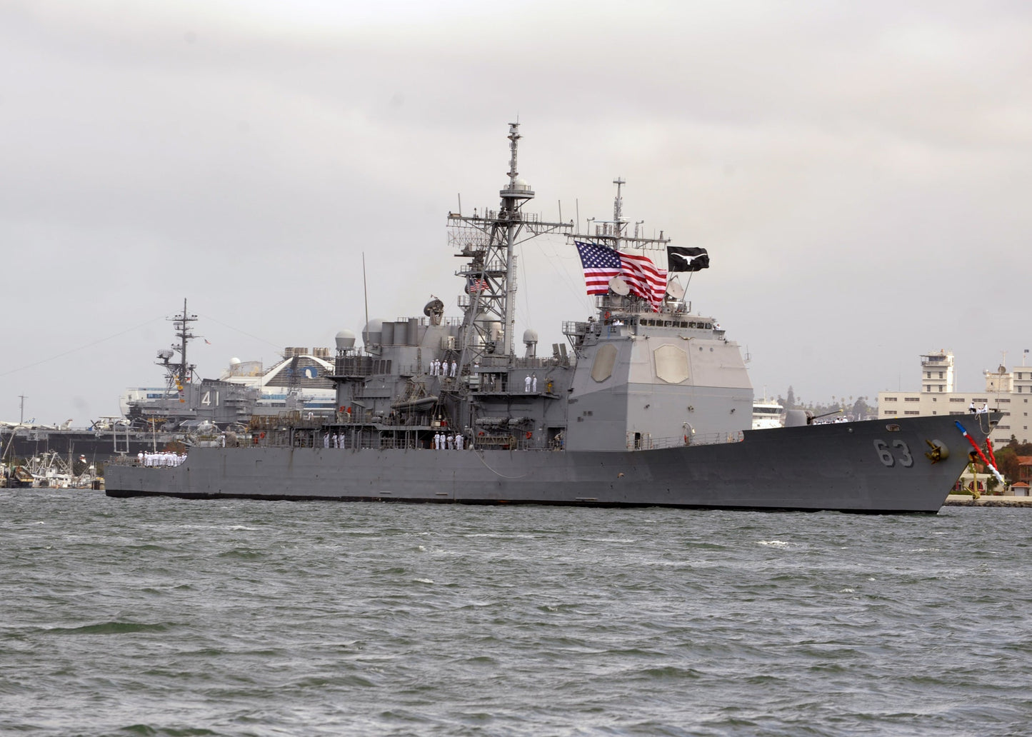 Uss Cowpens Cg-63 Missile Cruiser Glossy Poster Picture Photo Print Banner Booma Prints