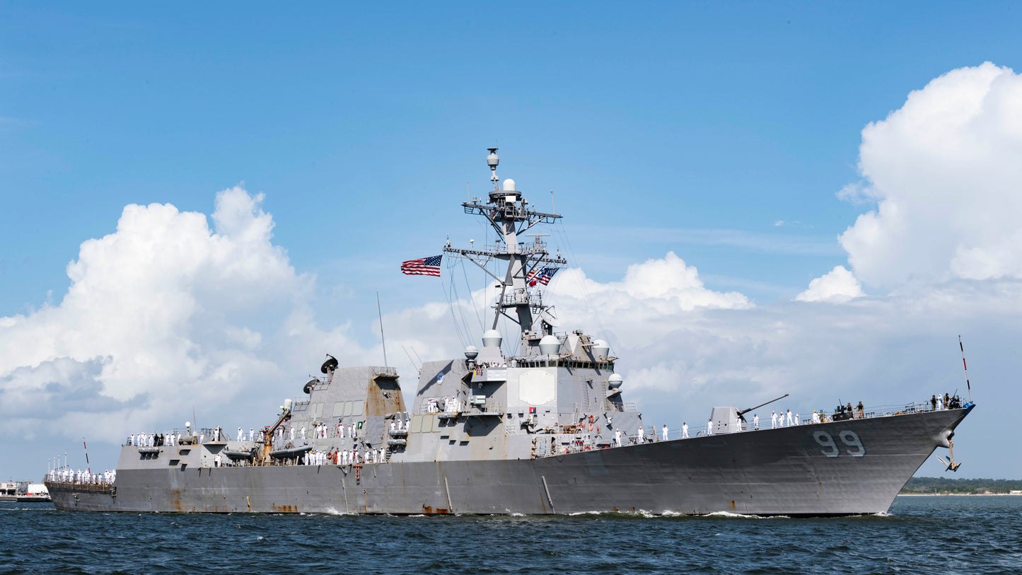 Uss Farragut Ddg-99 Destroyer Glossy Poster Picture Photo Print Banner Booma Prints