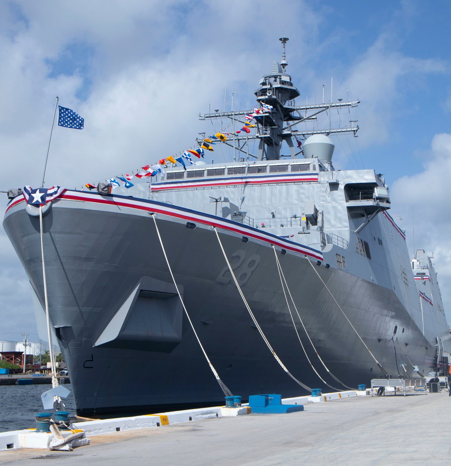 Uss Fort Lauderdale Dock Ship Glossy Poster Picture Photo Print Banner Booma Prints