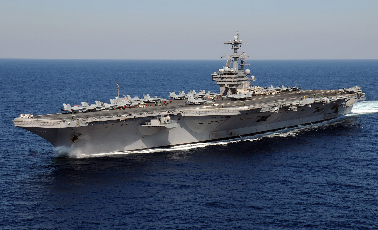 Uss George H.W. Bush Nimitz Ship Glossy Poster Picture Photo Print Banner Booma Prints