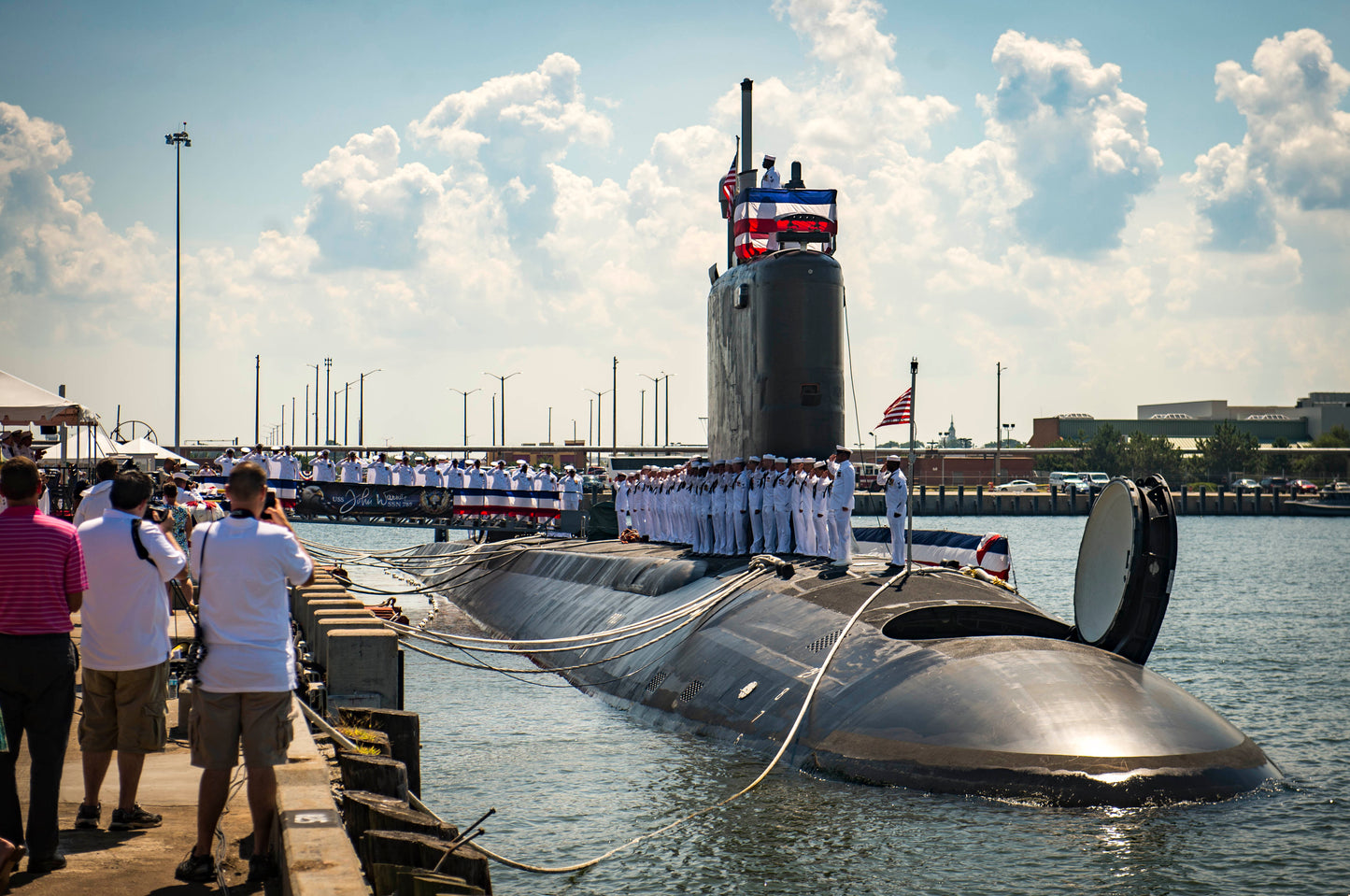 Uss John Warner Virginia Sub Navy Glossy Poster Picture Photo Print Banner Booma Prints