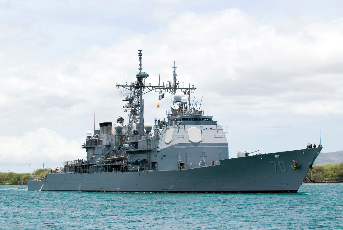 Uss Lake Erie Cg-70 Ticonderoga Glossy Poster Picture Photo Print Banner Booma Prints