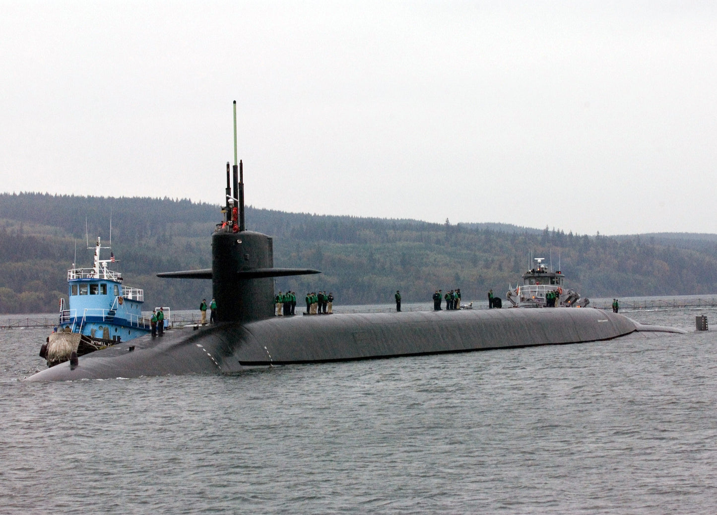 Uss Louisiana Ssbn-743 Submarine Glossy Poster Picture Photo Print Banner Booma Prints