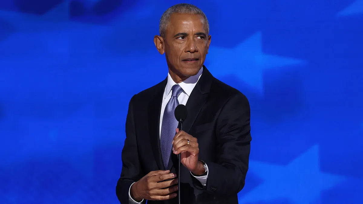 Pres Barack Obama Dnc 2024 Glossy Poster Picture Photo Print Banner Booma Prints