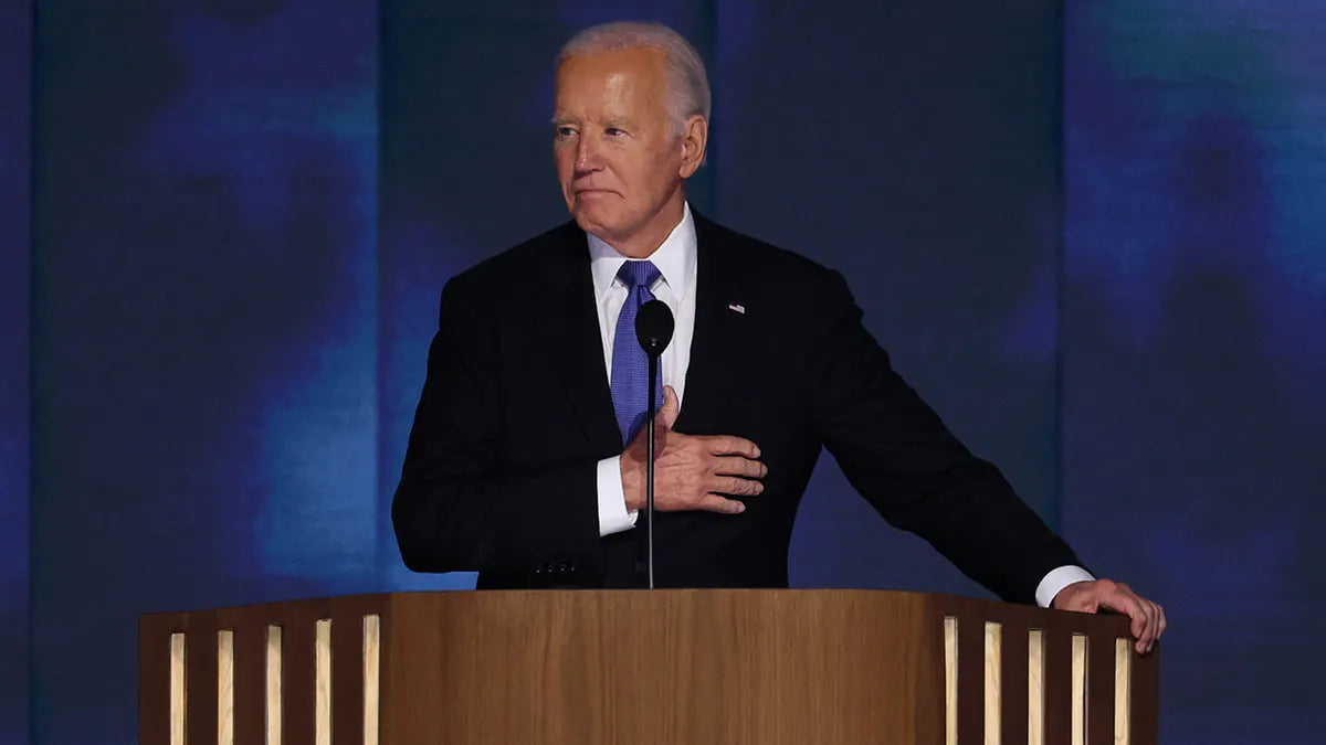 President Joe Biden Dnc 2024 Glossy Poster Picture Photo Print Banner Booma Prints
