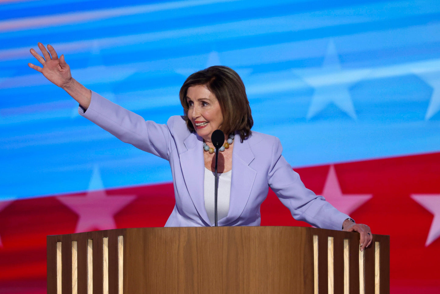 Nancy Pelosi Dnc 2024 Glossy Poster Picture Photo Print Banner Booma Prints