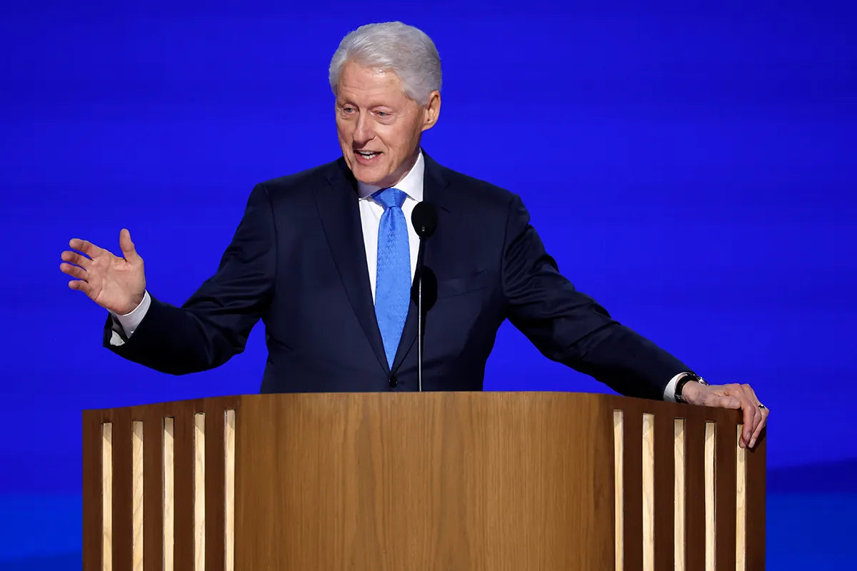 President Bill Clinton Dnc 2024 Glossy Poster Picture Photo Print Banner Booma Prints