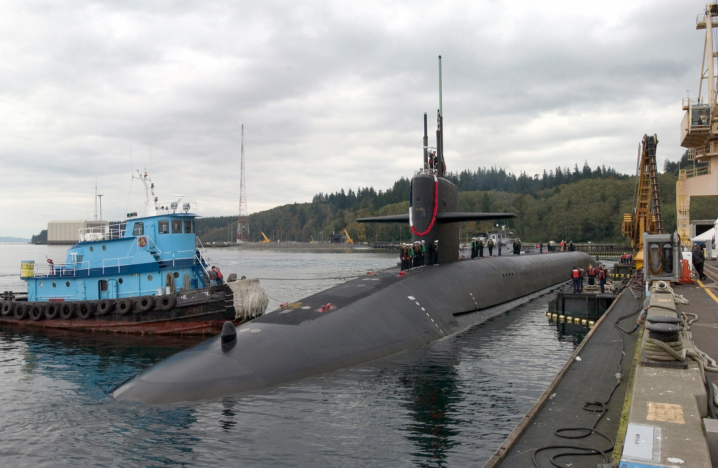 Uss Nebraska Submarine Ssbn-739 Glossy Poster Picture Photo Print Banner Booma Prints