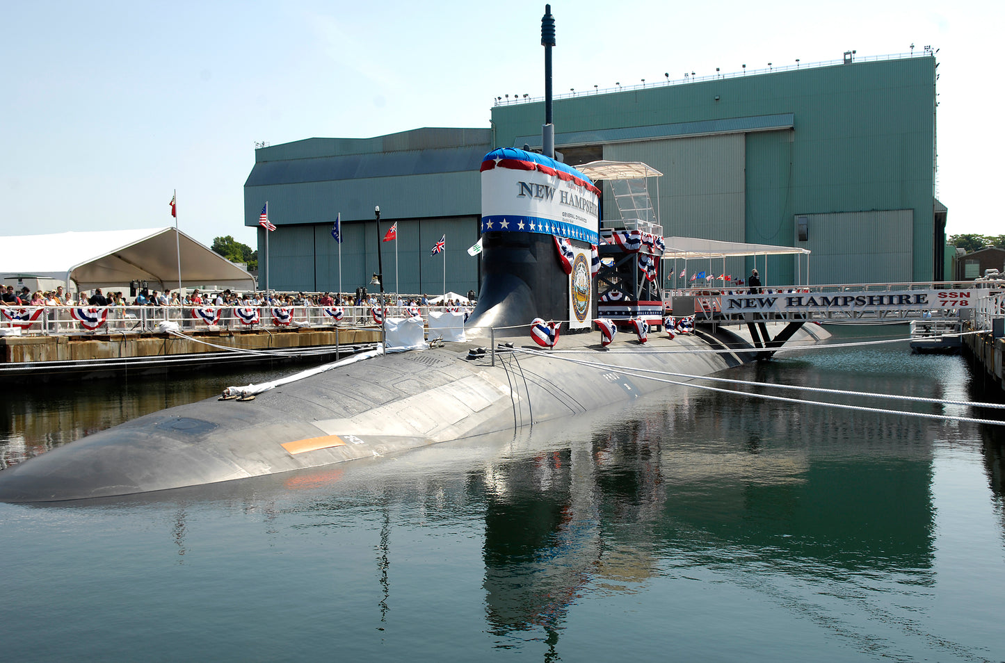 Uss New Hampshire Ssn-778 Sub Glossy Poster Picture Photo Print Banner Booma Prints
