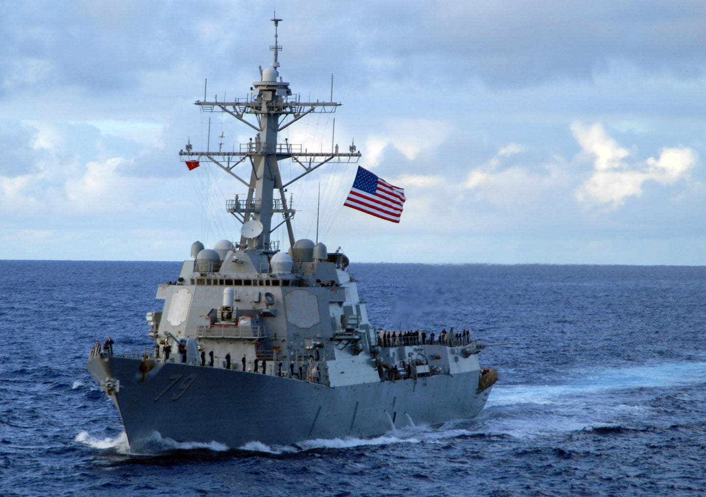 Uss Oscar Austin Destroyer Ship Glossy Poster Picture Photo Print Banner Booma Prints