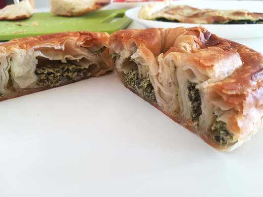 Borek Burek Spinach Cheese Glossy Poster Picture Photo Print Banner Booma Prints