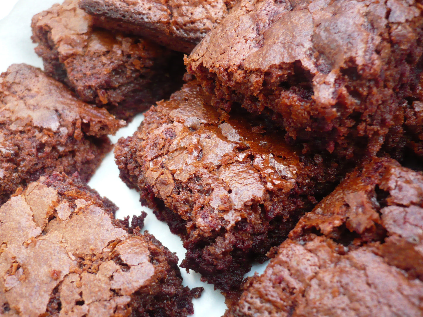 Chocolate Brownies Brownie Glossy Poster Picture Photo Print Banner Booma Prints