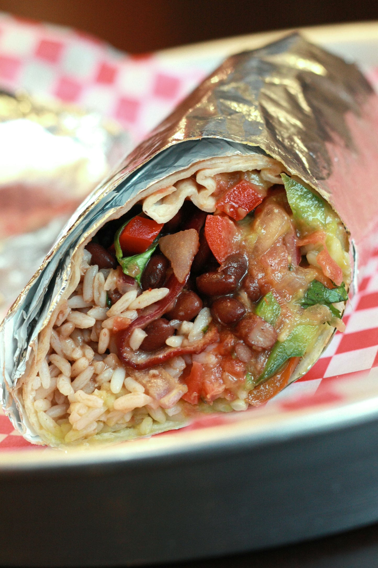 Vegetarian Burrito Mexican Glossy Poster Picture Photo Print Banner Booma Prints
