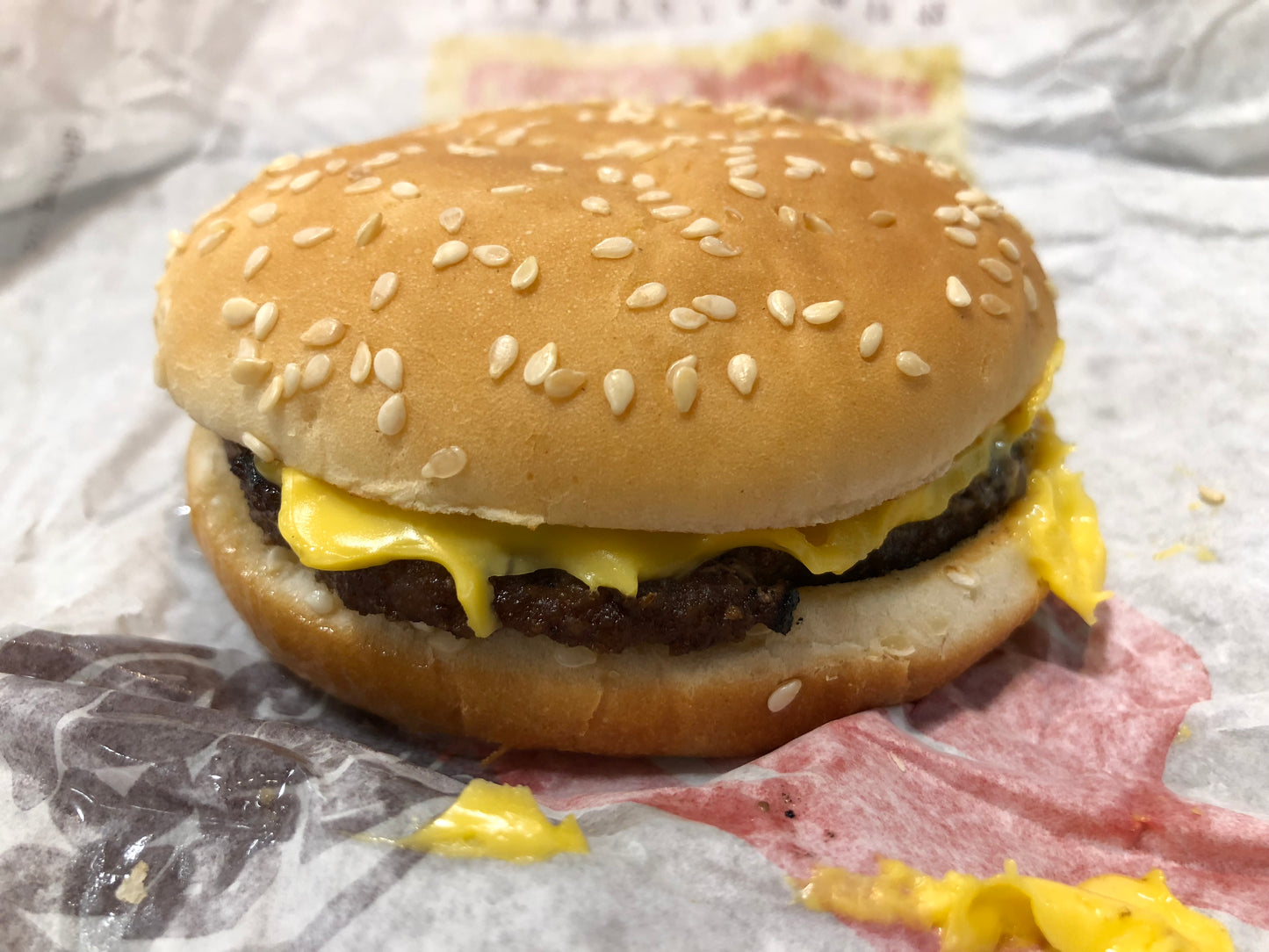 Cheeseburger Burger Fast Food Glossy Poster Picture Photo Print Banner Booma Prints