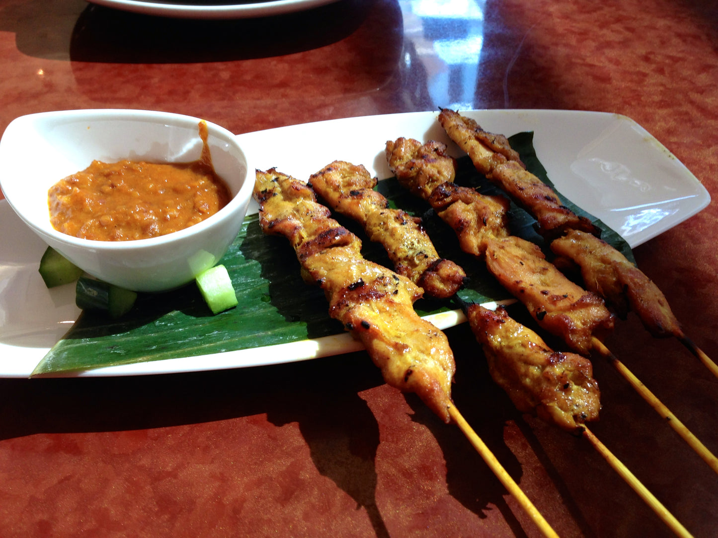 Chicken Satay Skewers Glossy Poster Picture Photo Print Banner Booma Prints