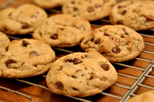Chocolate Chip Cookie Dessert Glossy Poster Picture Photo Print Banner Booma Prints