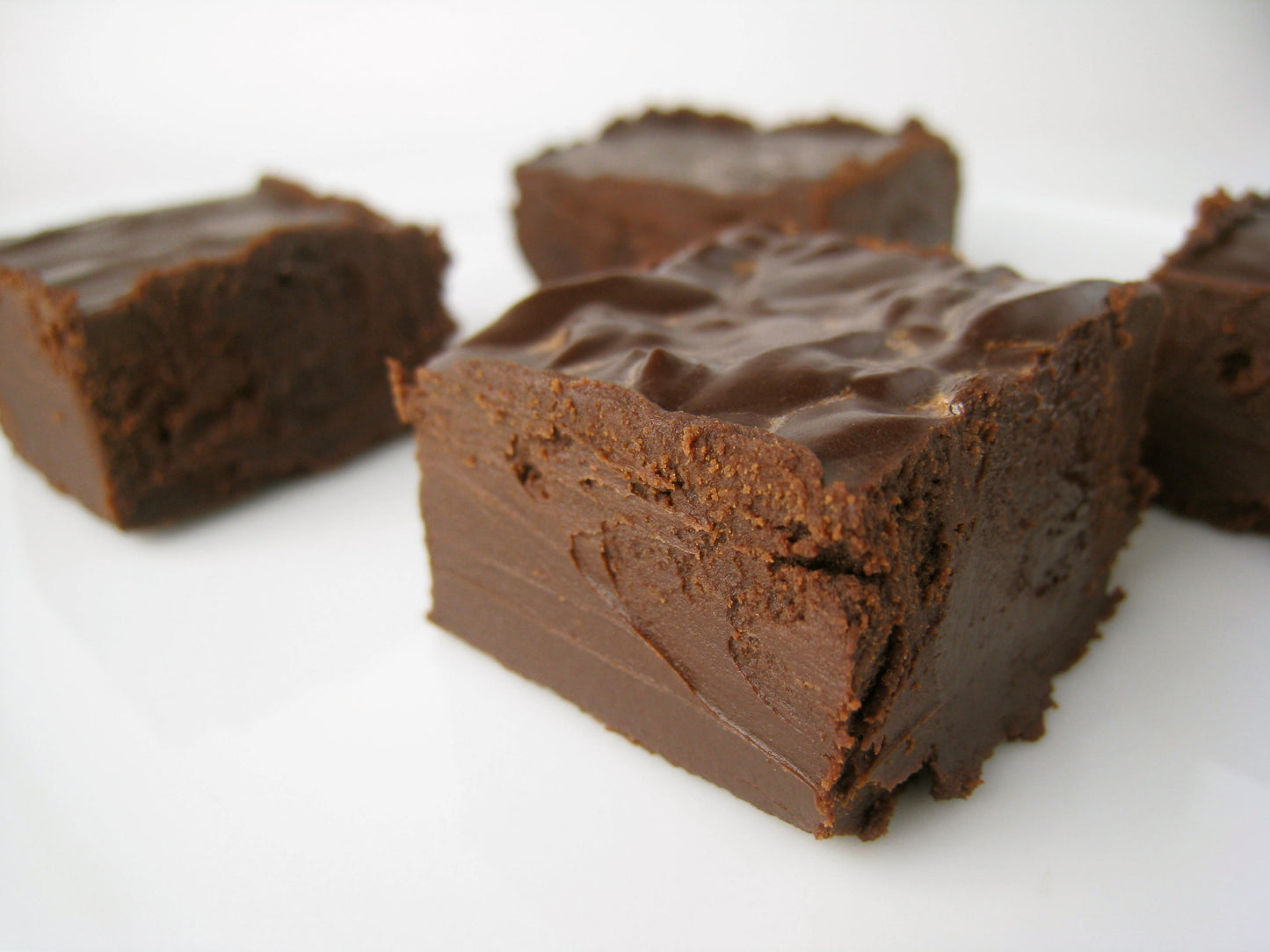Chocolate Fudge Square Glossy Poster Picture Photo Print Banner Booma Prints