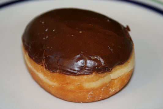 Boston Cream Doughnut Donut Glossy Poster Picture Photo Print Banner Booma Prints