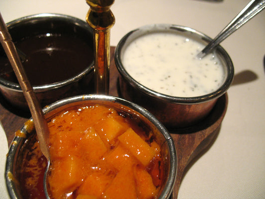 Chutney Sauces Mango Yogurt Glossy Poster Picture Photo Print Banner Booma Prints
