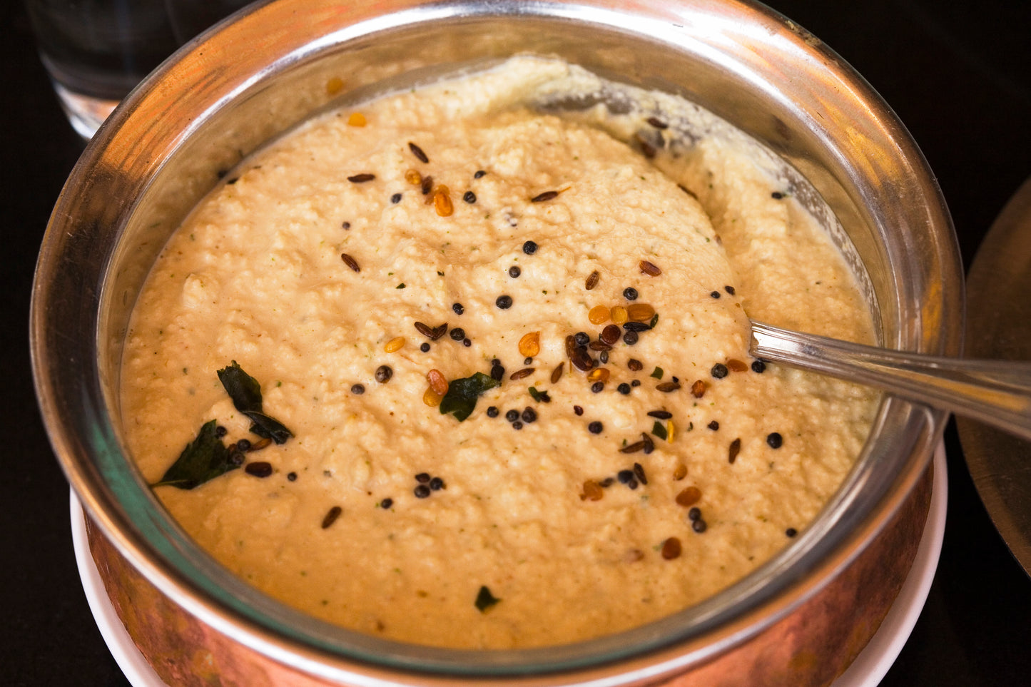 Coconut Chutney Sauce Indian Glossy Poster Picture Photo Print Banner Booma Prints
