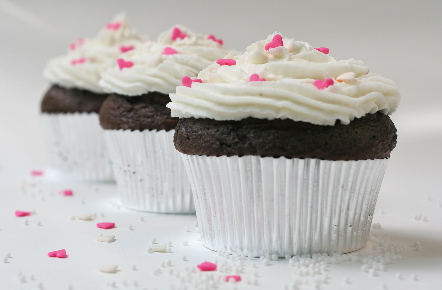 Cupcakes With Frosting Sprinkles Glossy Poster Picture Photo Print Banner Booma Prints