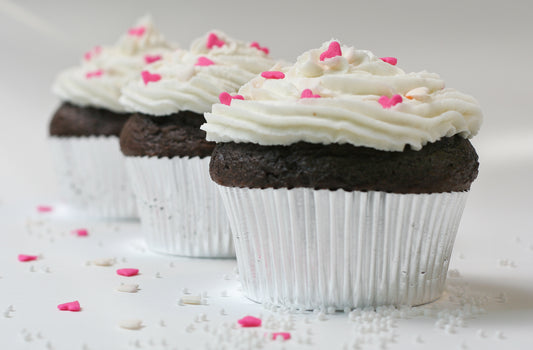Cupcakes With Frosting Sprinkles Glossy Poster Picture Photo Print Banner Booma Prints
