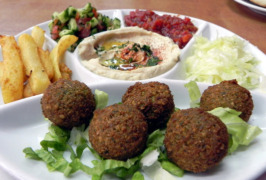 Falafel Fried Chickpeas Glossy Poster Picture Photo Print Banner Booma Prints