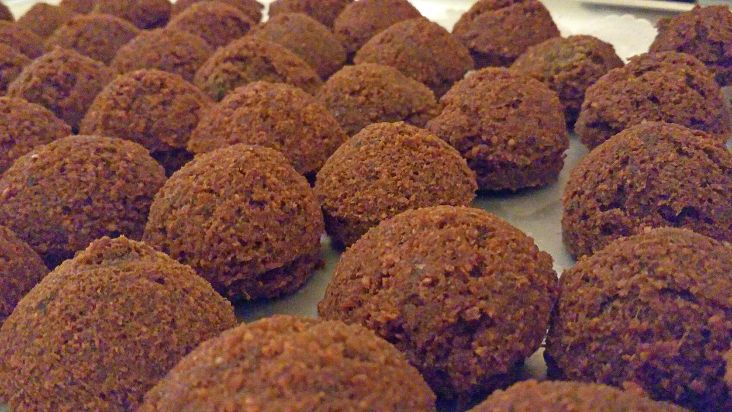 Middle Eastern Falafels Glossy Poster Picture Photo Print Banner Booma Prints