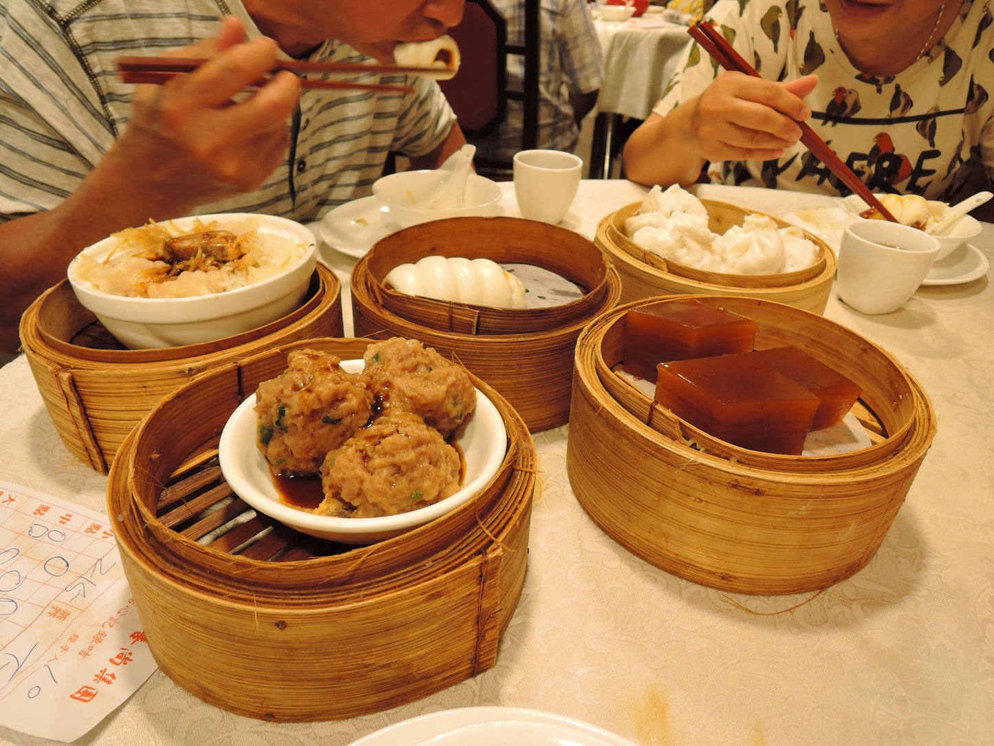 Dim Sum Restaurant Steam Dumpling Glossy Poster Picture Photo Print Banner Booma Prints