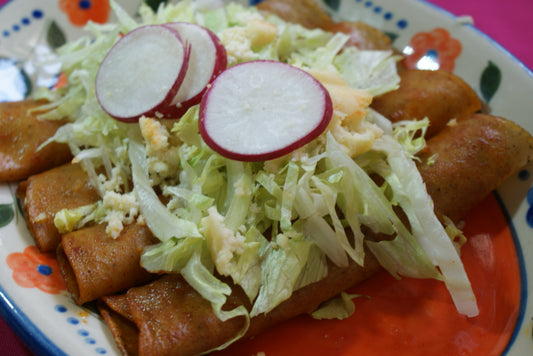 Enchiladas Tapatias Dish Glossy Poster Picture Photo Print Banner Booma Prints