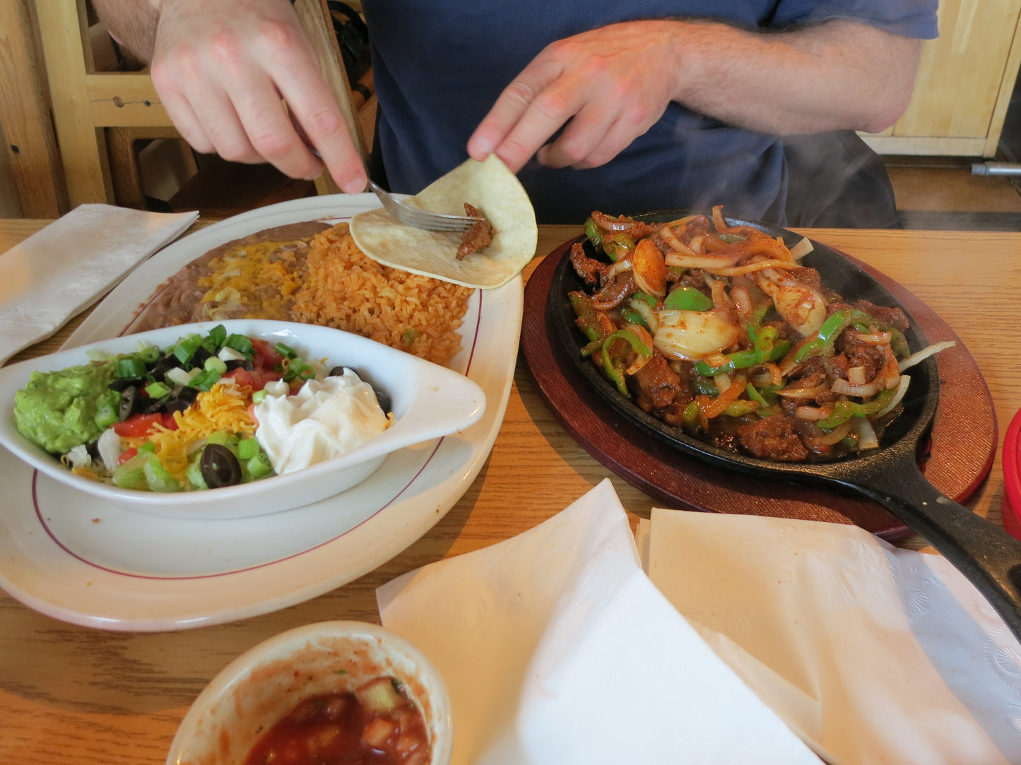 Fajitas Sizzling Fajita Glossy Poster Picture Photo Print Banner Booma Prints