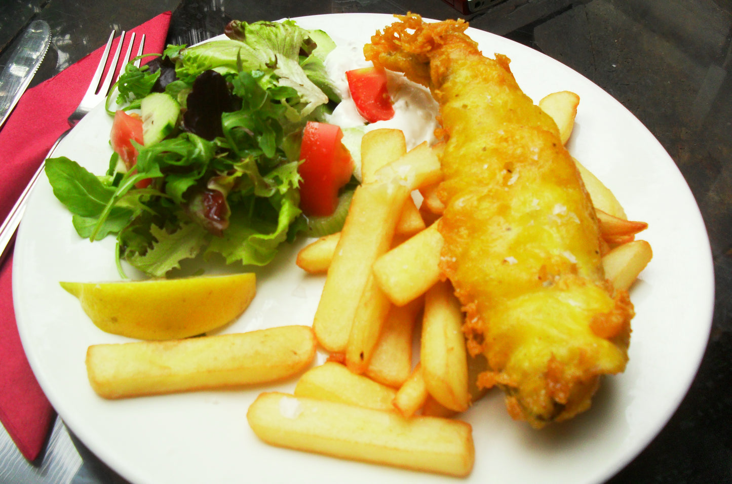 Fish And Chips Fried Glossy Poster Picture Photo Print Banner Booma Prints
