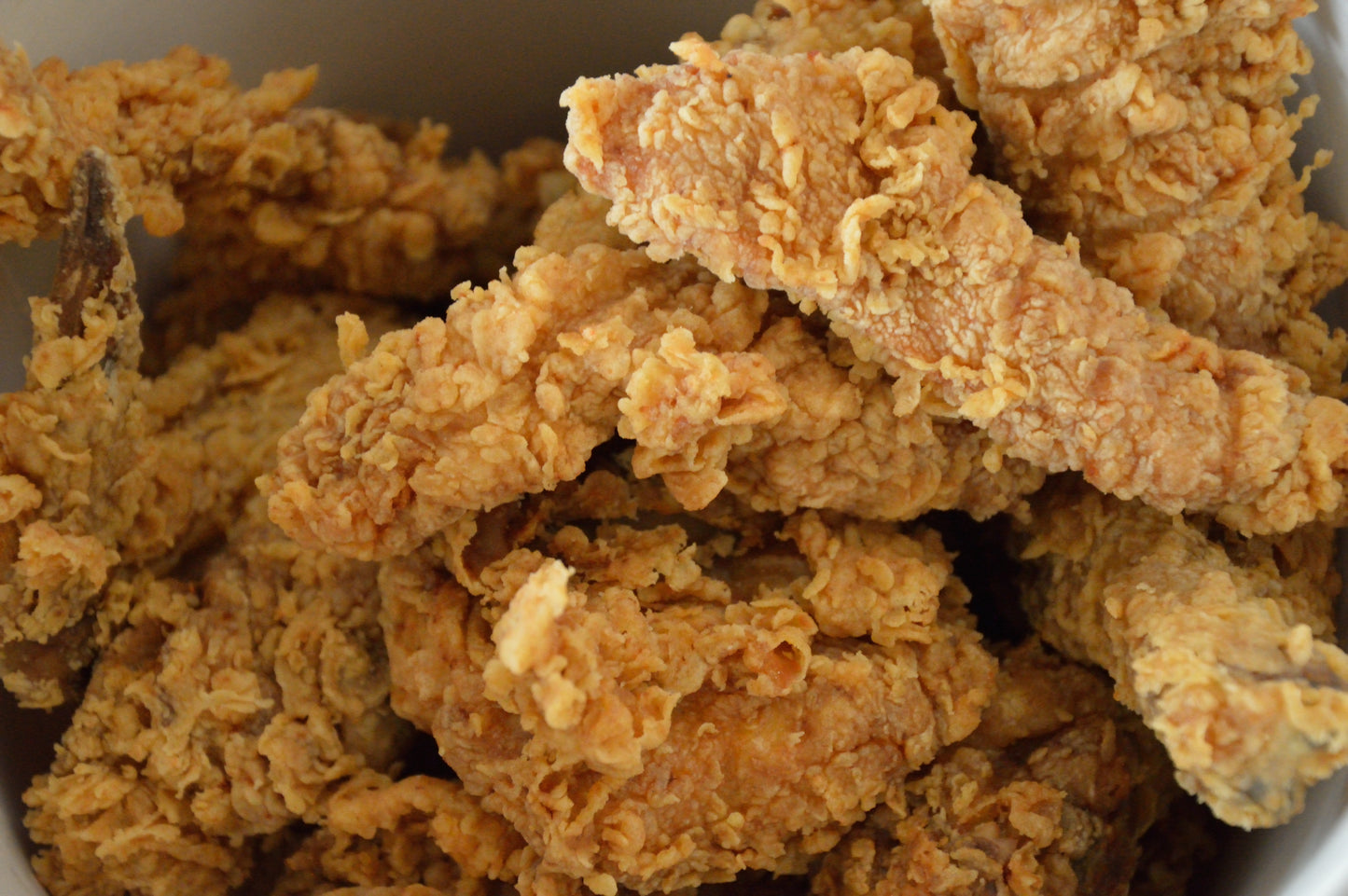 Fried Chicken Pieces Glossy Poster Picture Photo Print Banner Booma Prints