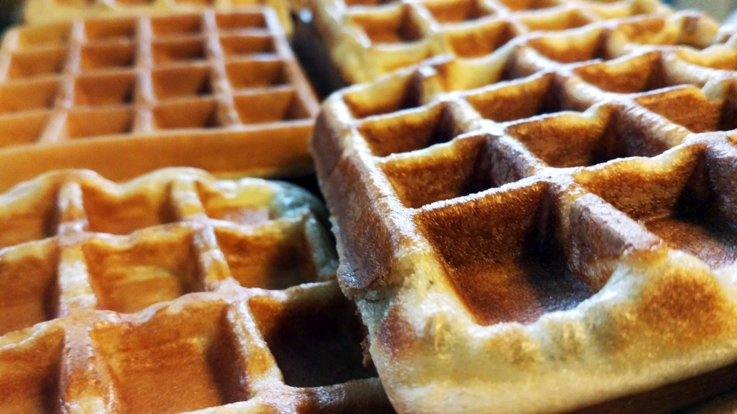 Gaufre Waffles Waffle Glossy Poster Picture Photo Print Banner Booma Prints
