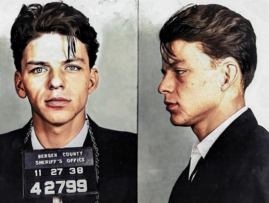 Frank Sinatra Mugshot Color 1938 Glossy Poster Picture Photo Print Banner Booma Prints