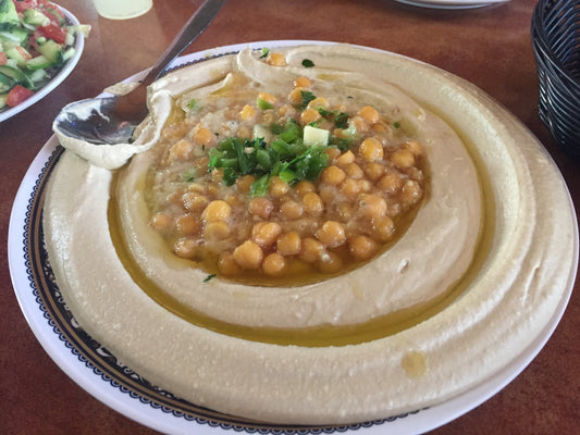 Hummus Humus Plate Garbanzo Glossy Poster Picture Photo Print Banner Booma Prints
