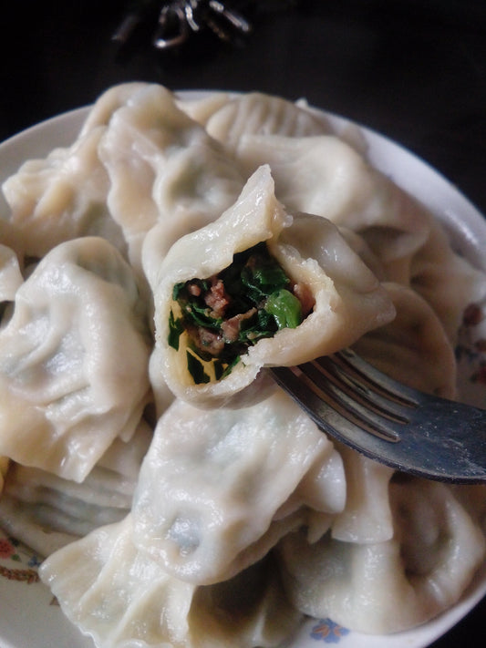 Jiaozi Leek Stuffing Glossy Poster Picture Photo Print Banner Booma Prints