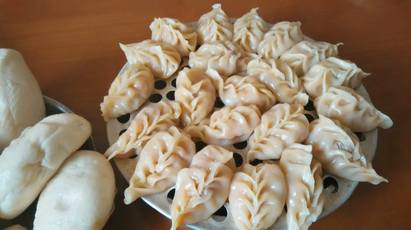 Jiaozi Dumpling Plate China Glossy Poster Picture Photo Print Banner Booma Prints