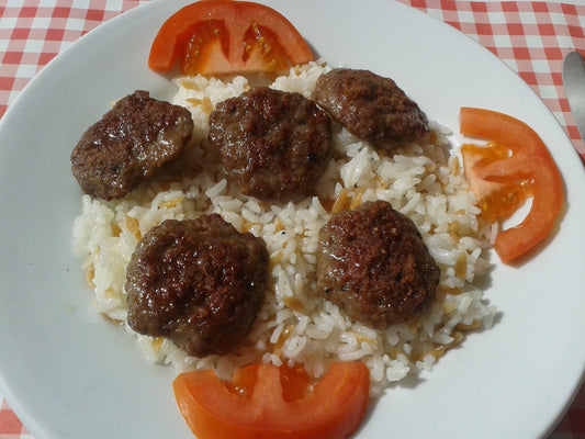 Kafta With Rice Kofte Glossy Poster Picture Photo Print Banner Booma Prints