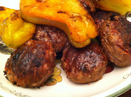 Kofte With Peppers Kafta Glossy Poster Picture Photo Print Banner Booma Prints