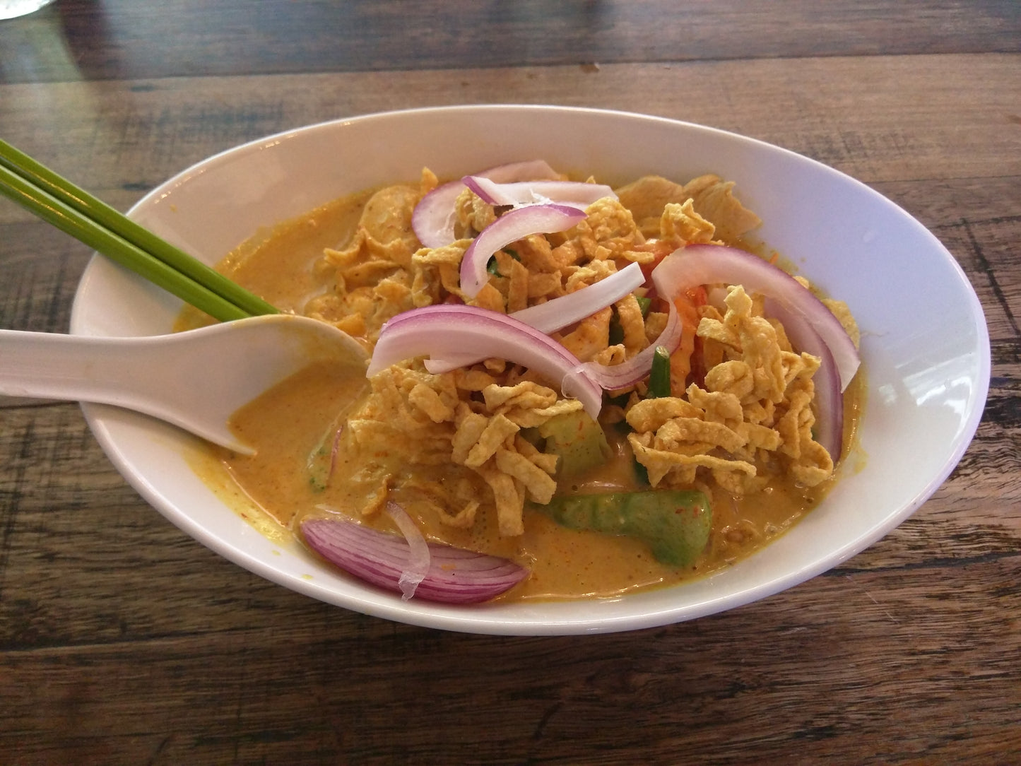 Laksa Spicy Malaysian Noodle Dish Glossy Poster Picture Photo Print Banner Booma Prints