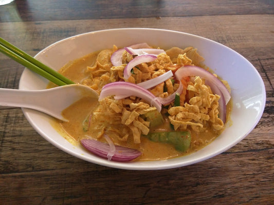 Laksa Spicy Malaysian Noodle Dish Glossy Poster Picture Photo Print Banner Booma Prints