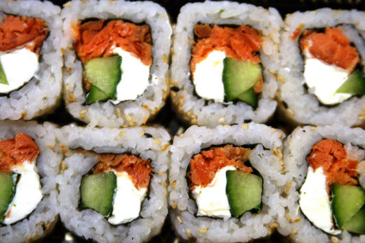 Makizushi Cream Cheese Sushi Glossy Poster Picture Photo Print Banner Booma Prints