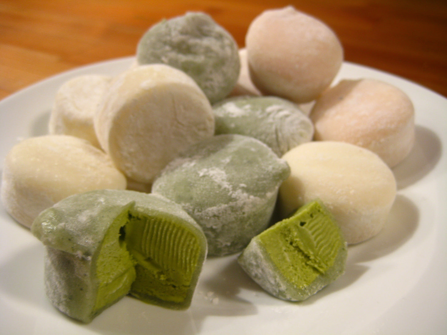 Mochi Green Tea Ice Cream Glossy Poster Picture Photo Print Banner Booma Prints