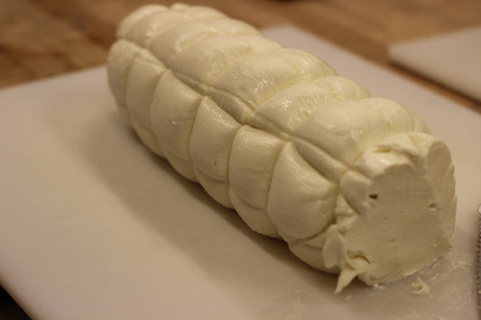 Mozzarella Cheese Log Glossy Poster Picture Photo Print Banner Booma Prints